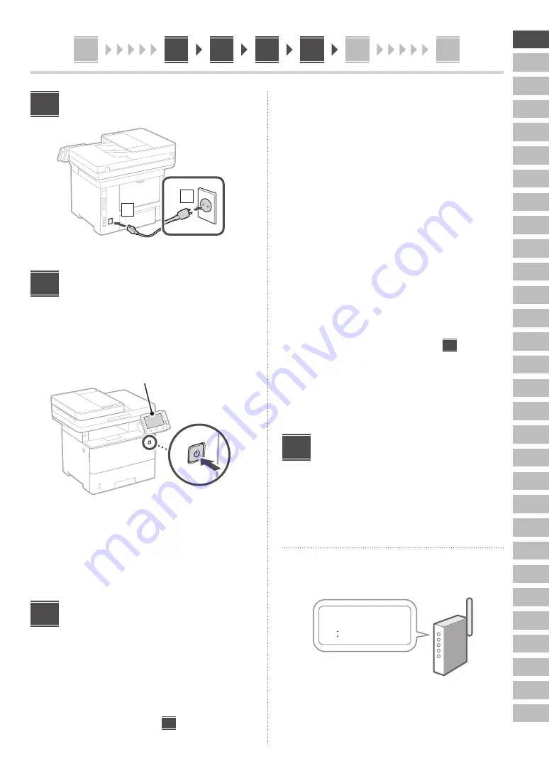 Canon MF552dw Setup Manual Download Page 5