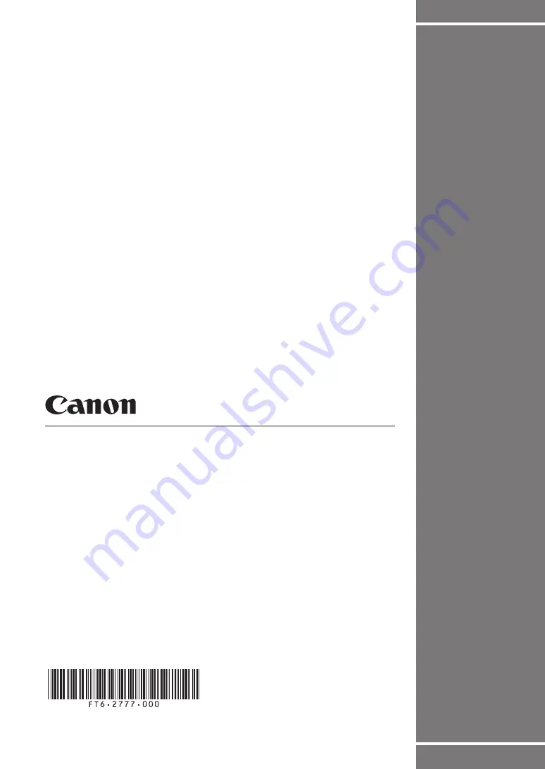 Canon MF552dw Setup Manual Download Page 240