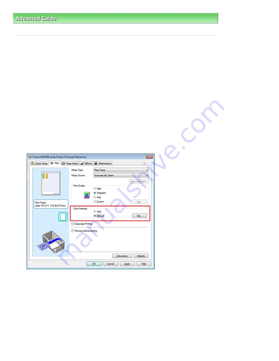 Canon MG5200 series Manual Download Page 353