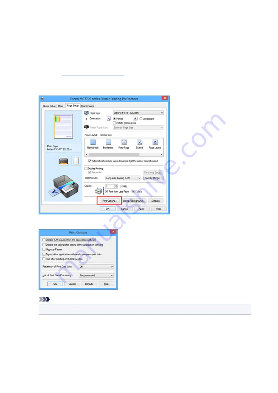 Canon MG7700 series Online Manual Download Page 280