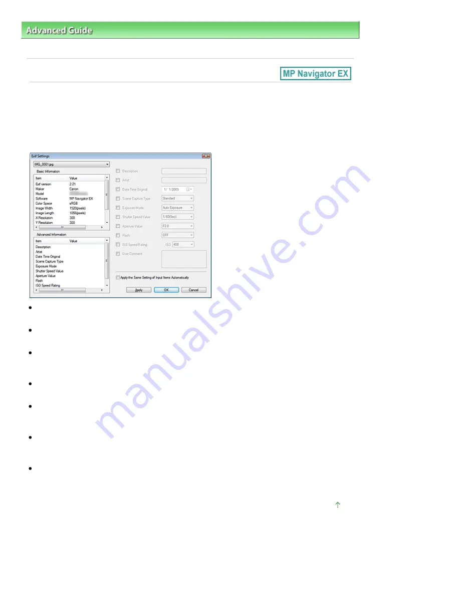 Canon MP250 series On-Screen Manual Download Page 425