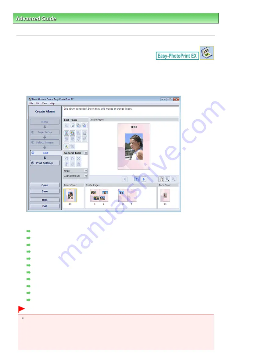 Canon mp280 series On-Screen Manual Download Page 122