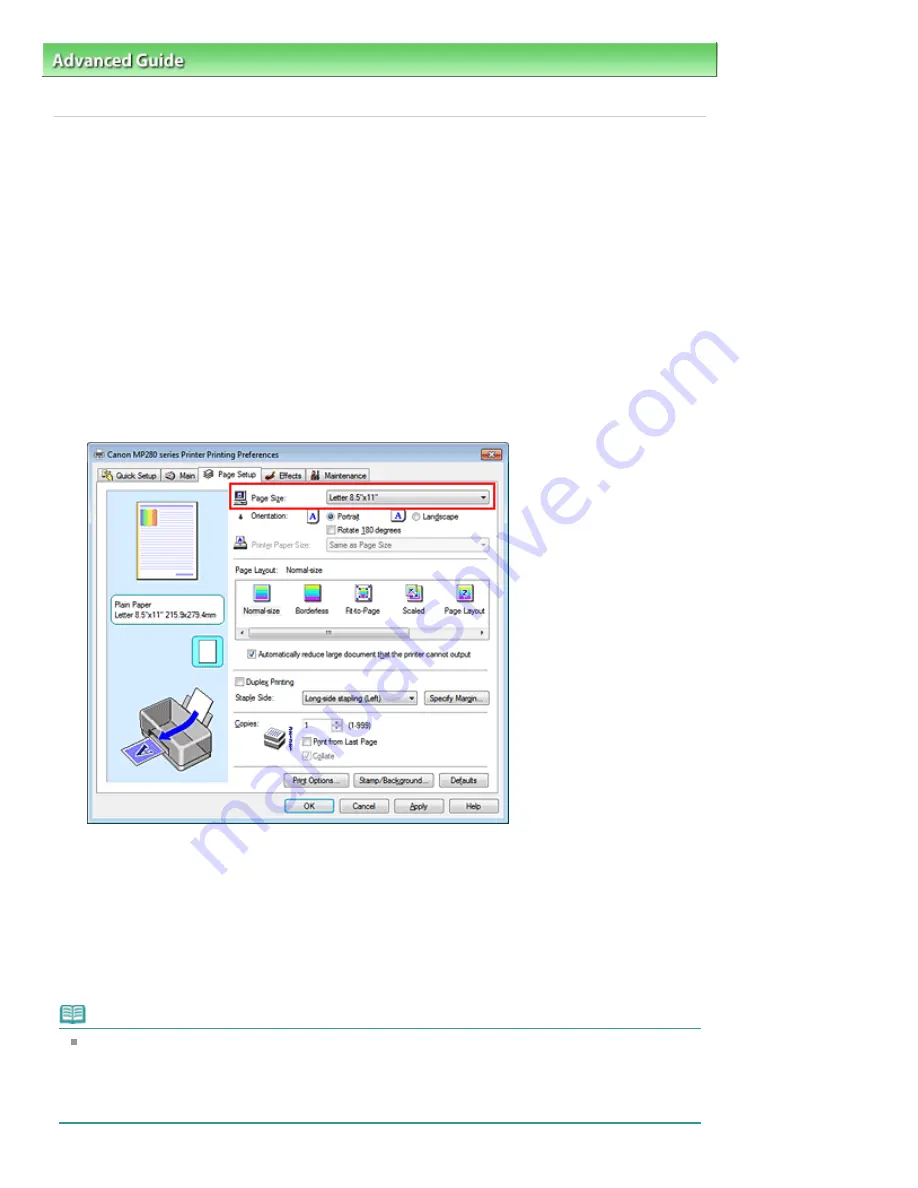 Canon mp280 series Скачать руководство пользователя страница 246