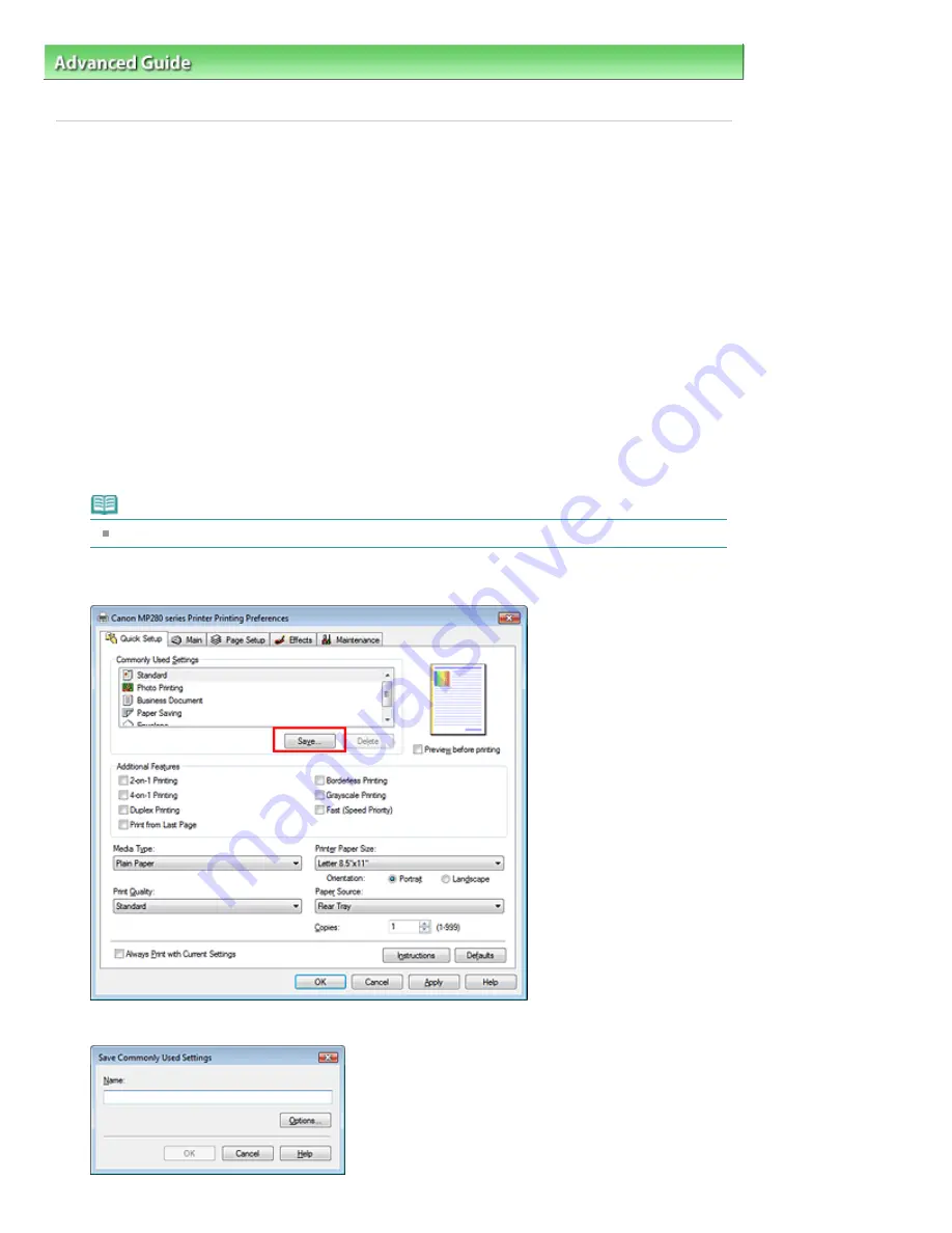 Canon mp280 series Скачать руководство пользователя страница 599