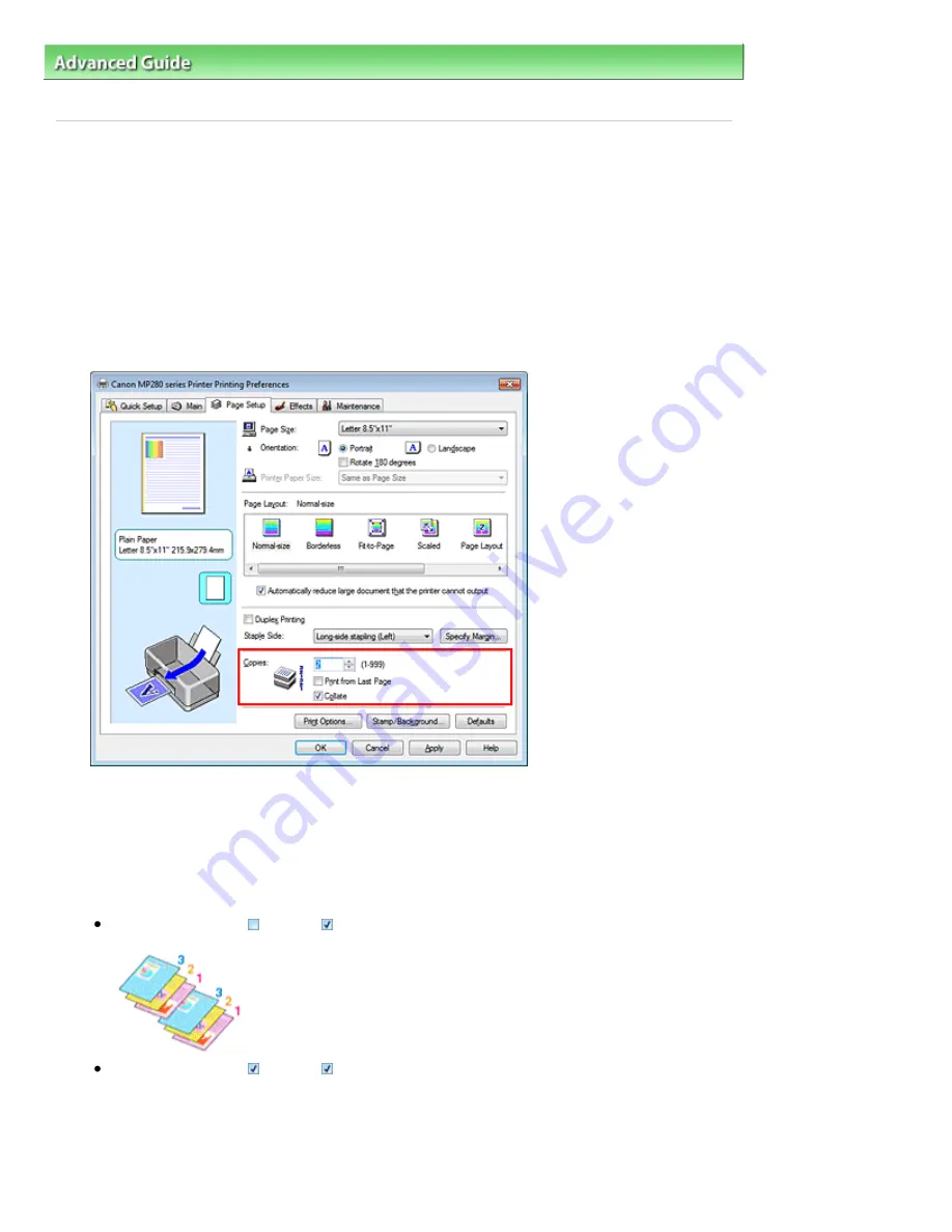 Canon MP280 Advanced Manual Download Page 245