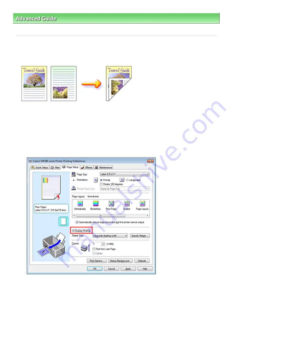 Canon MP280 Advanced Manual Download Page 264