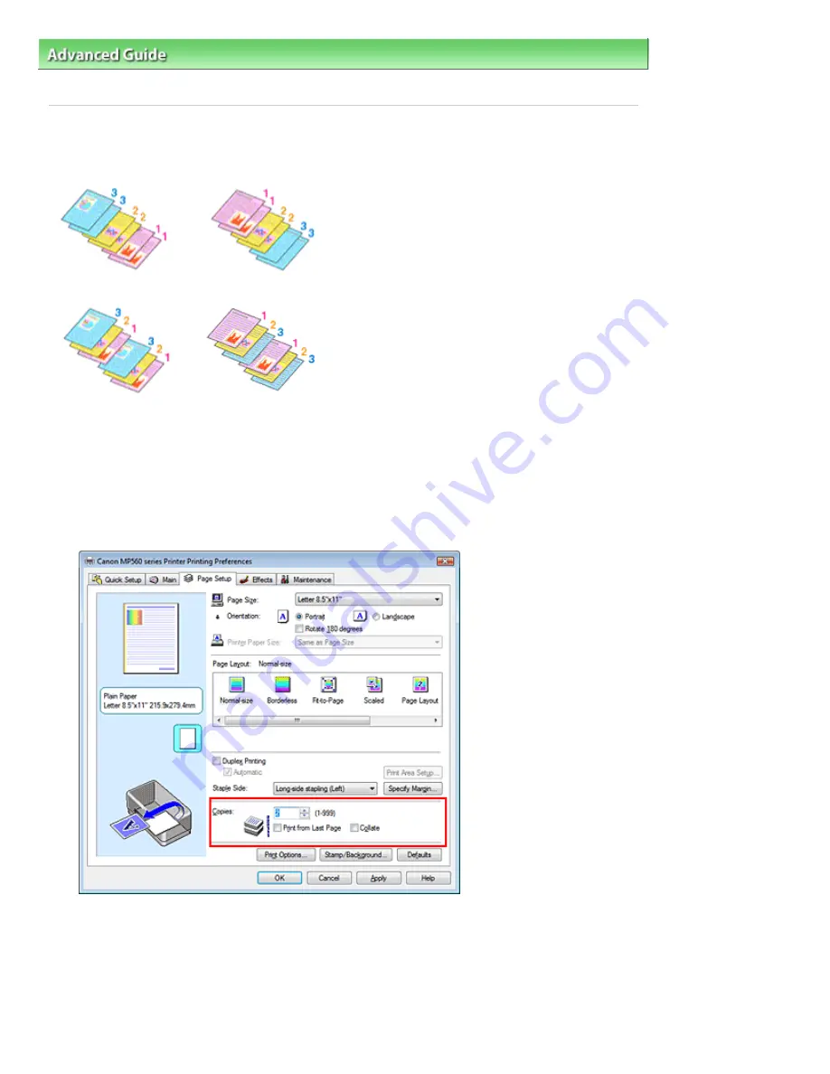 Canon MP560 - PIXMA Color Inkjet On-Screen Manual Download Page 267