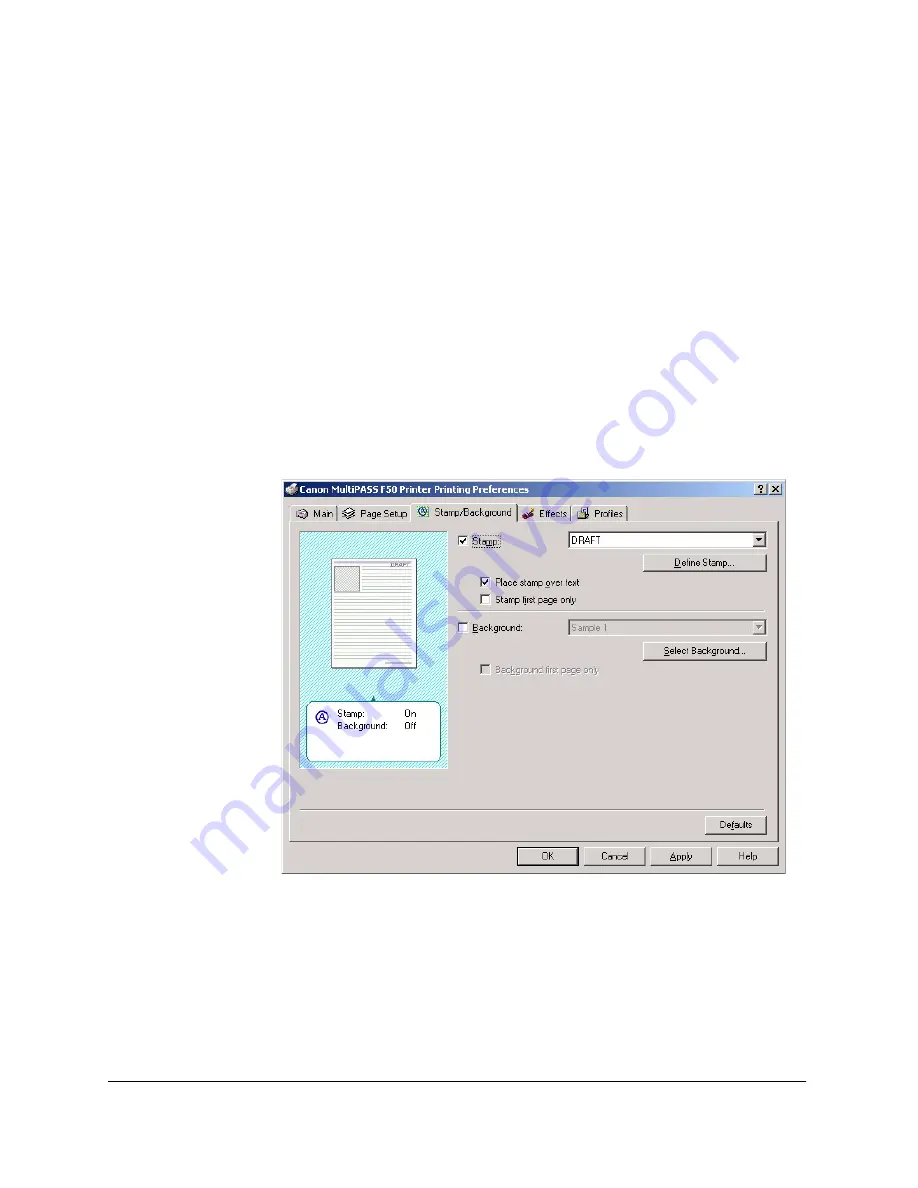 Canon MultiPASS F30 Software User'S Manual Download Page 37