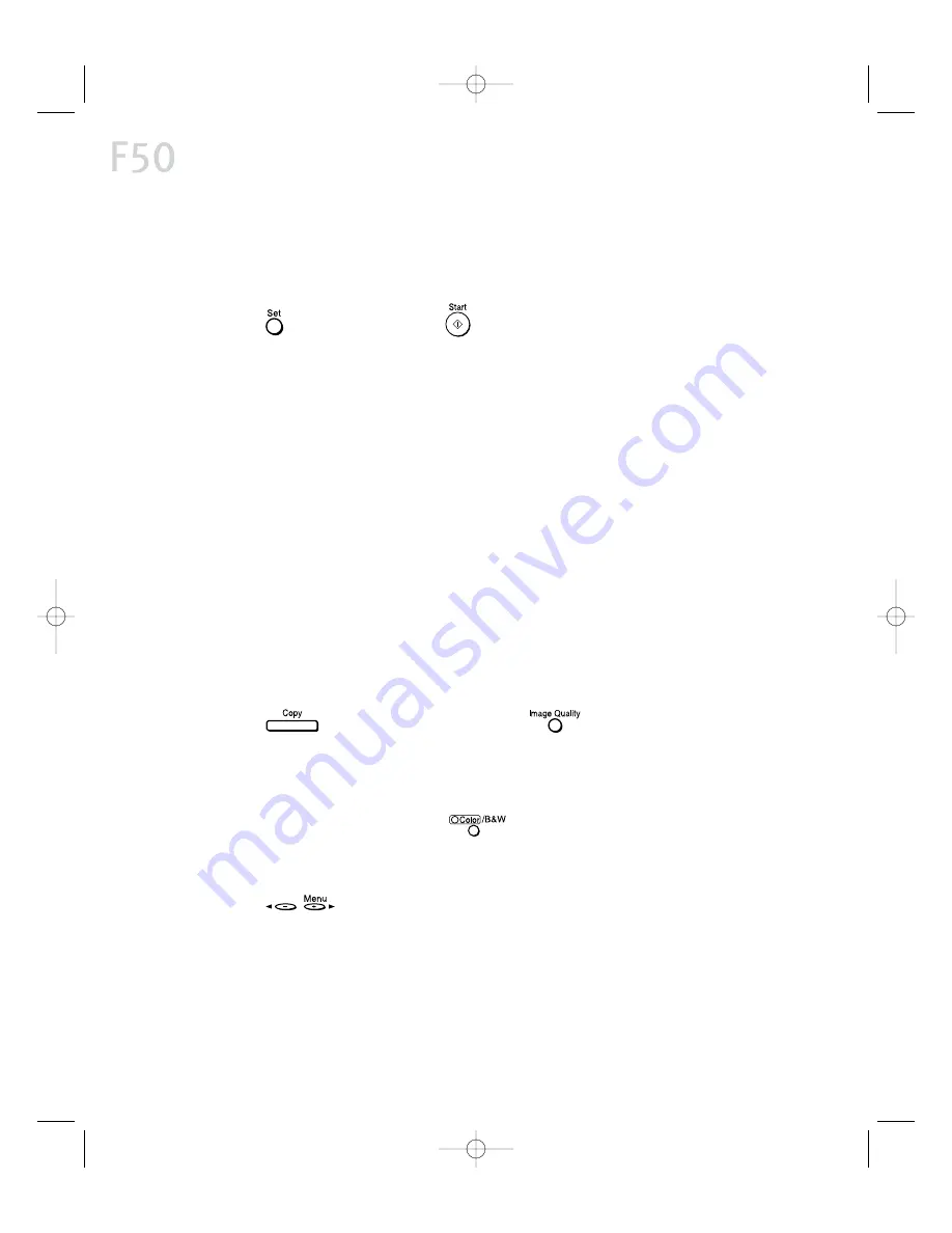 Canon MultiPASS F50 User Manual Download Page 62