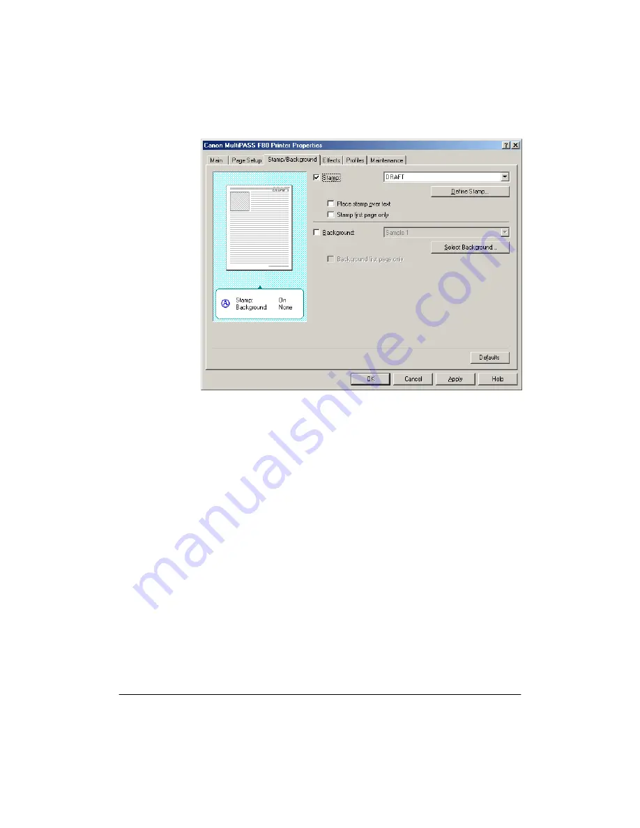 Canon MultiPASS F60 Software User'S Manual Download Page 43