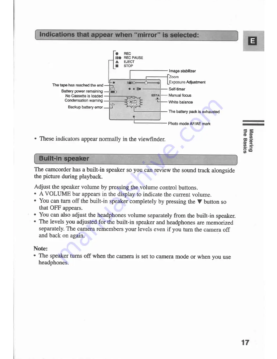 Canon MV 200 Instruction Manual Download Page 17