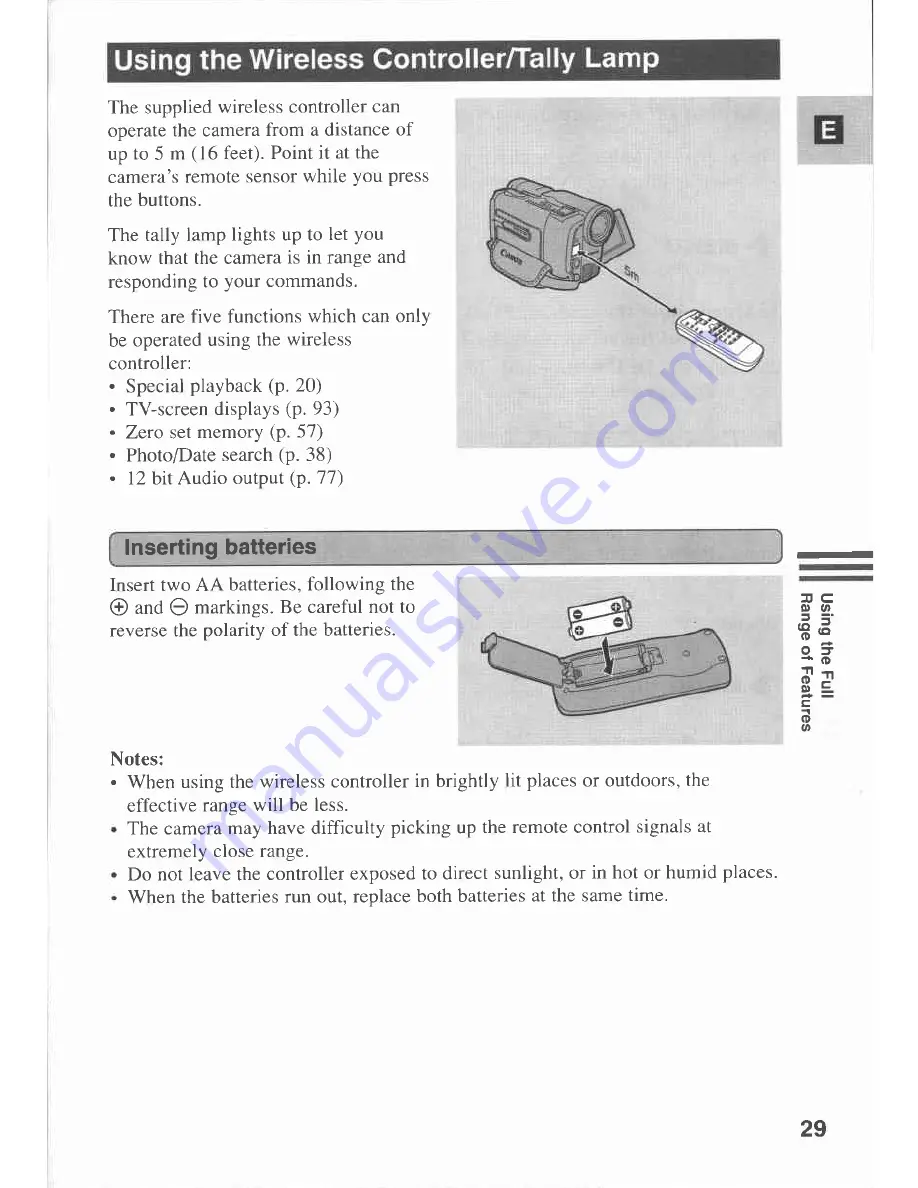 Canon MV 200 Instruction Manual Download Page 29