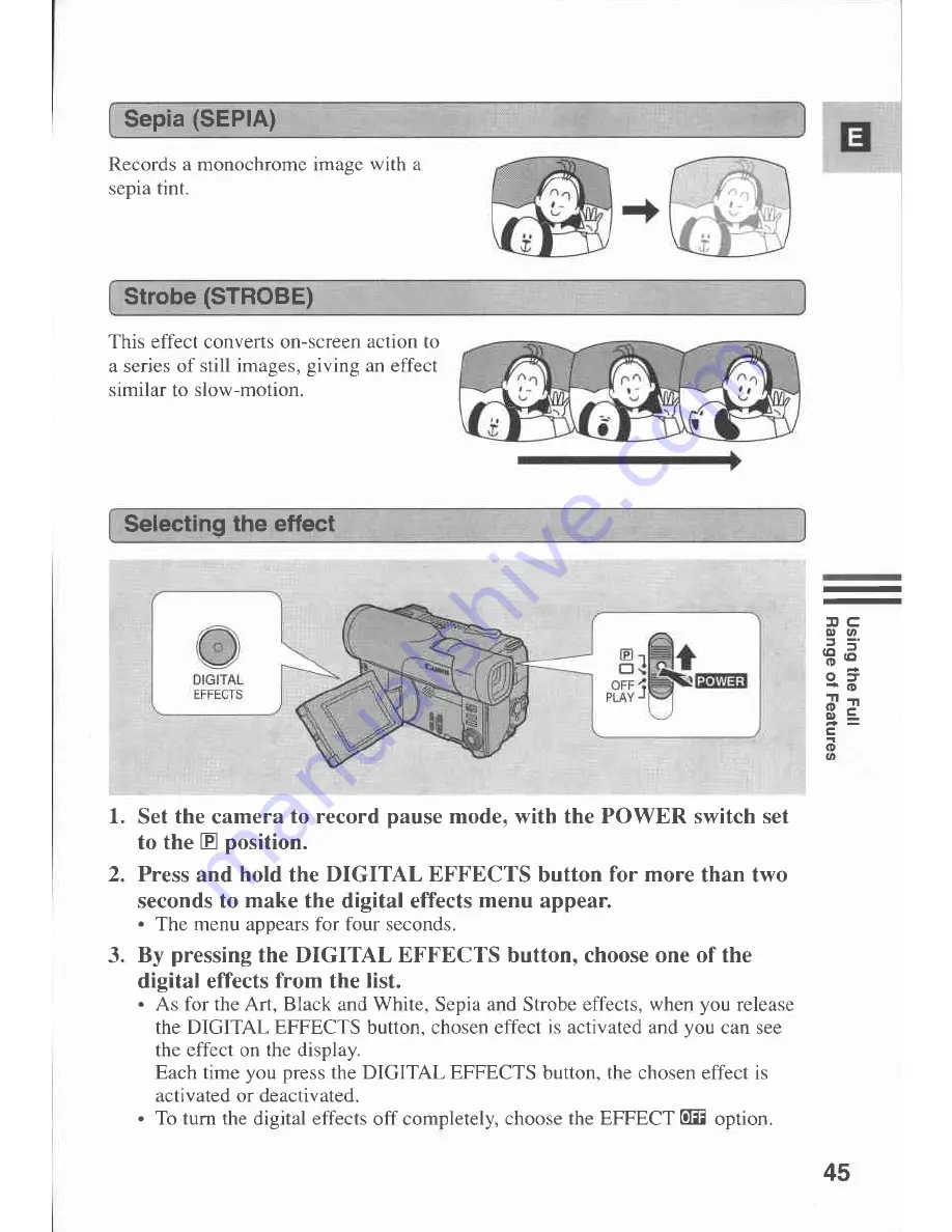 Canon MV 200 Instruction Manual Download Page 45