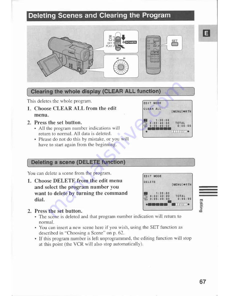 Canon MV 200 Instruction Manual Download Page 67