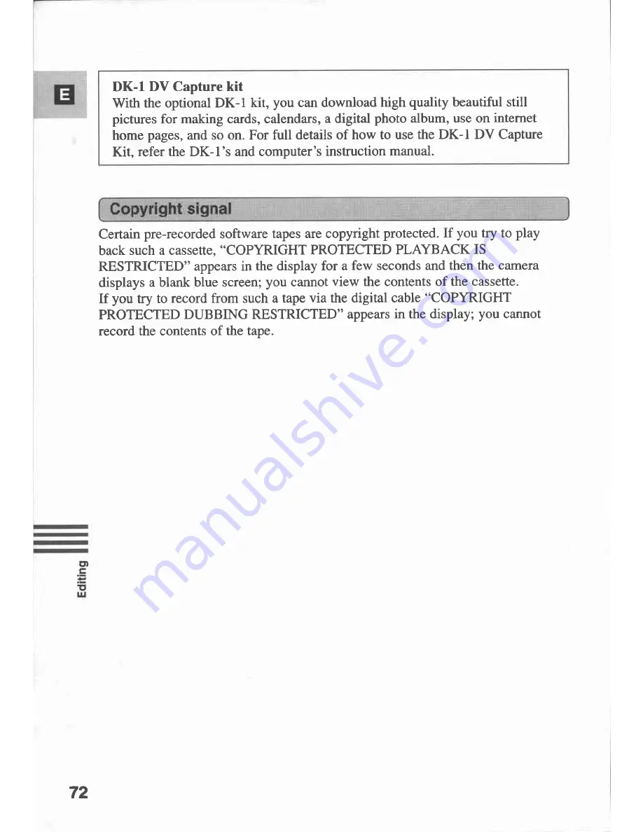 Canon MV 200 Instruction Manual Download Page 72