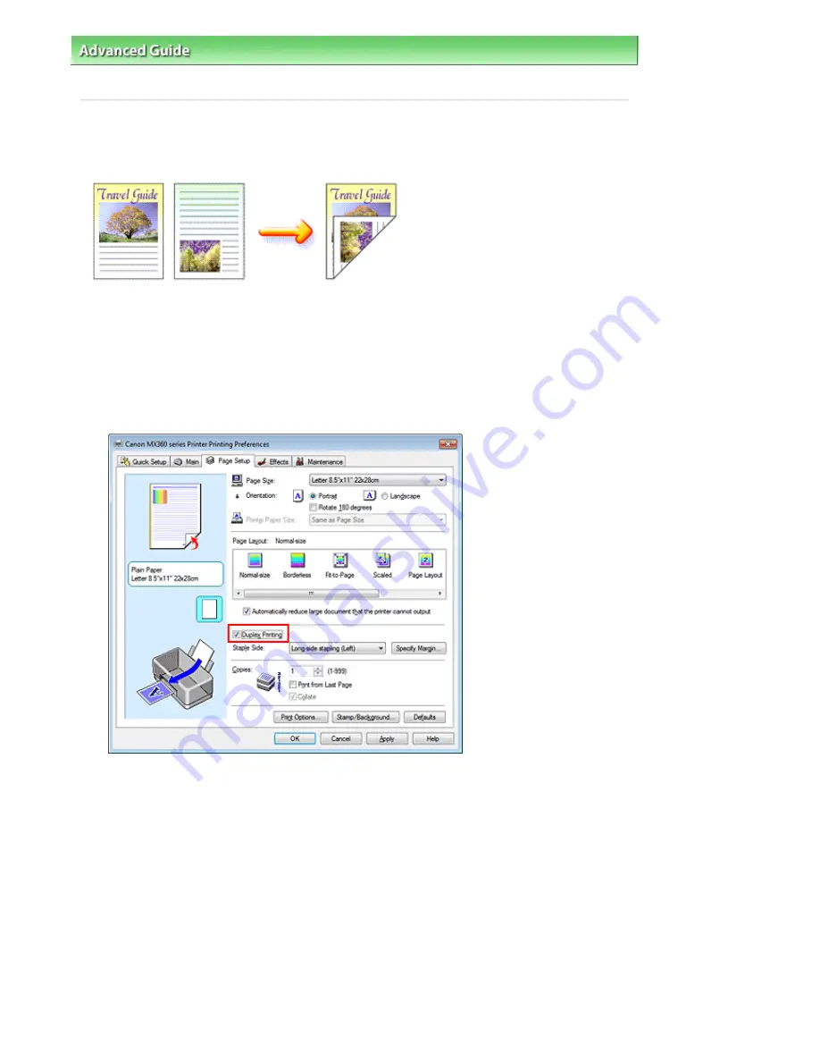 Canon MX360 Seires On-Screen Manual Download Page 291