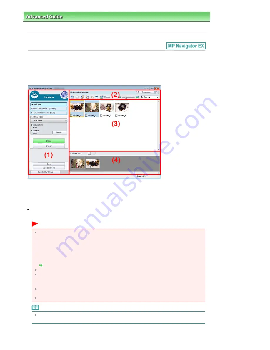 Canon MX360 Seires On-Screen Manual Download Page 453