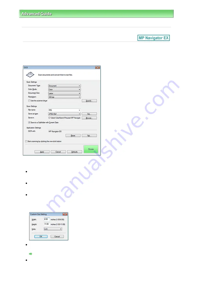 Canon MX360 Seires On-Screen Manual Download Page 520