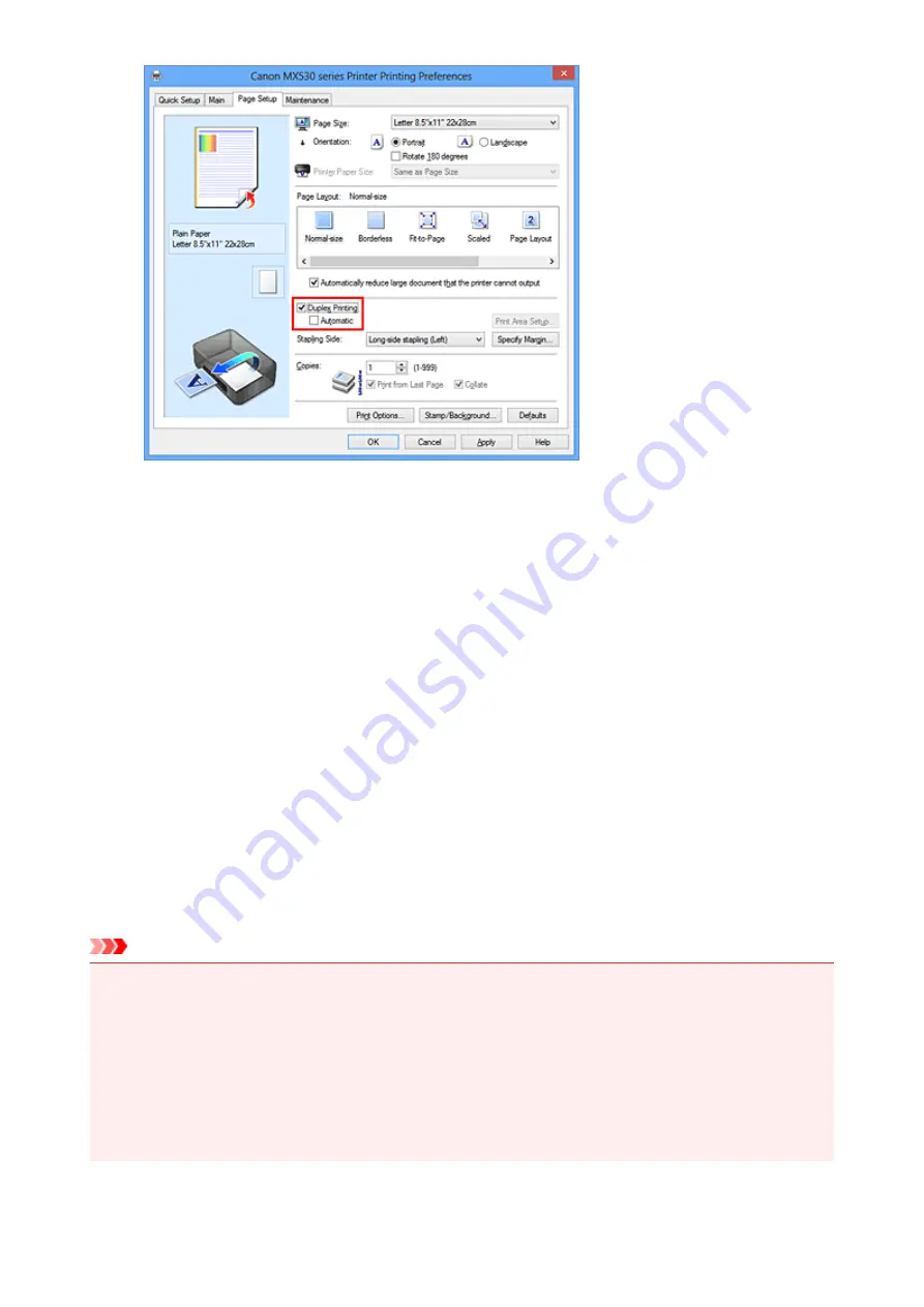 Canon MX530 series Online Manual Download Page 333