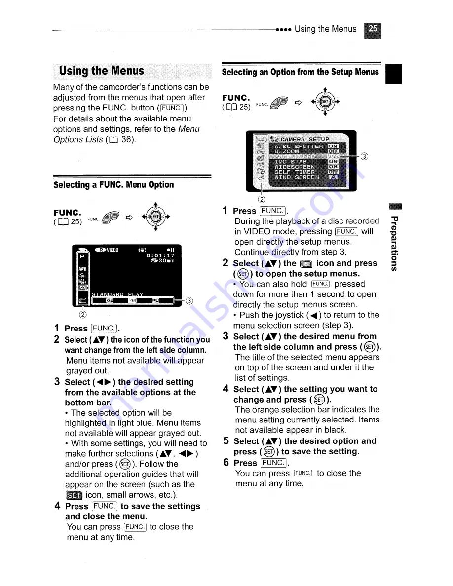 Canon OC210 Instruction Manual Download Page 25