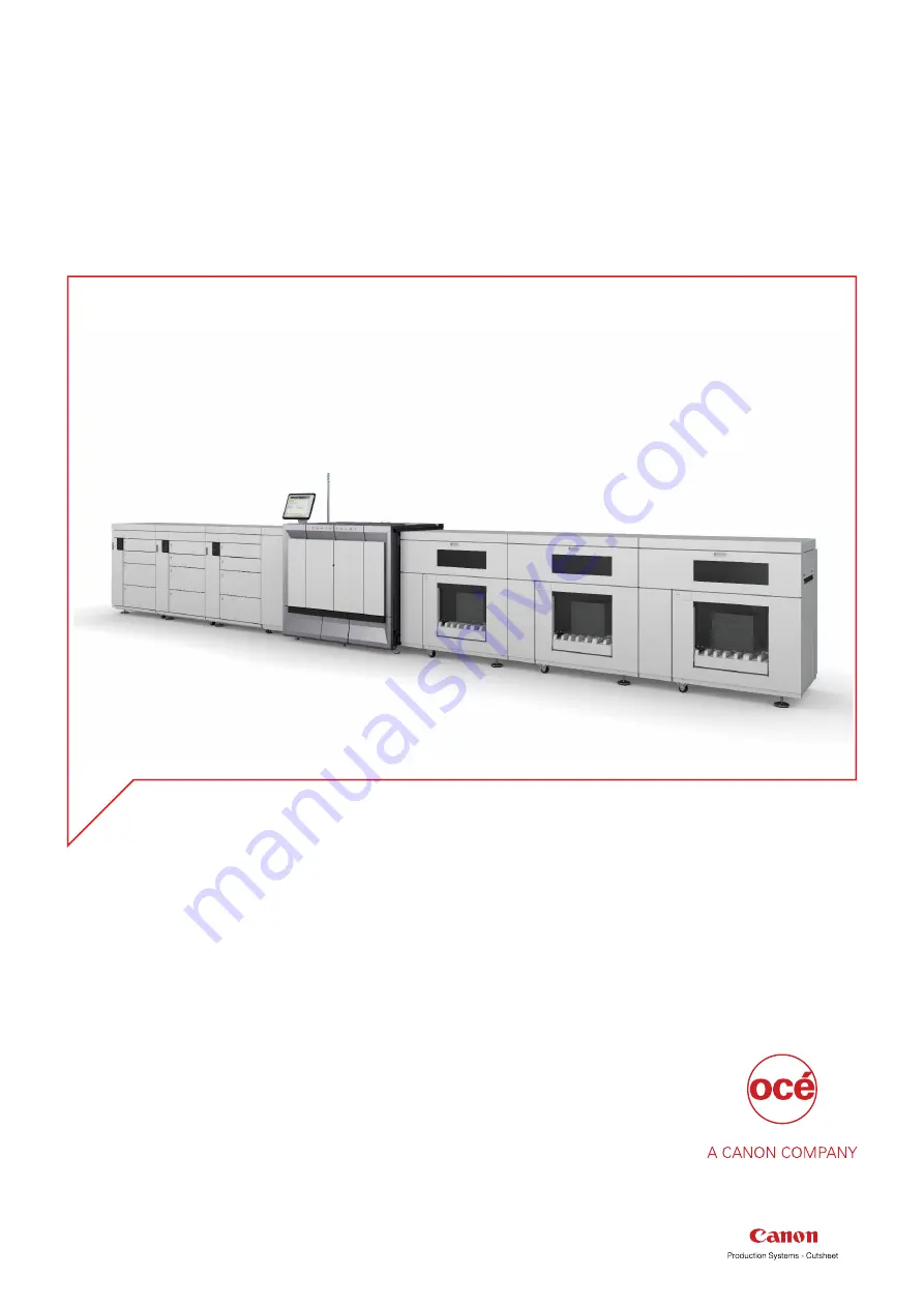 Canon Oce VarioPrint 6000 MICR Series Скачать руководство пользователя страница 1