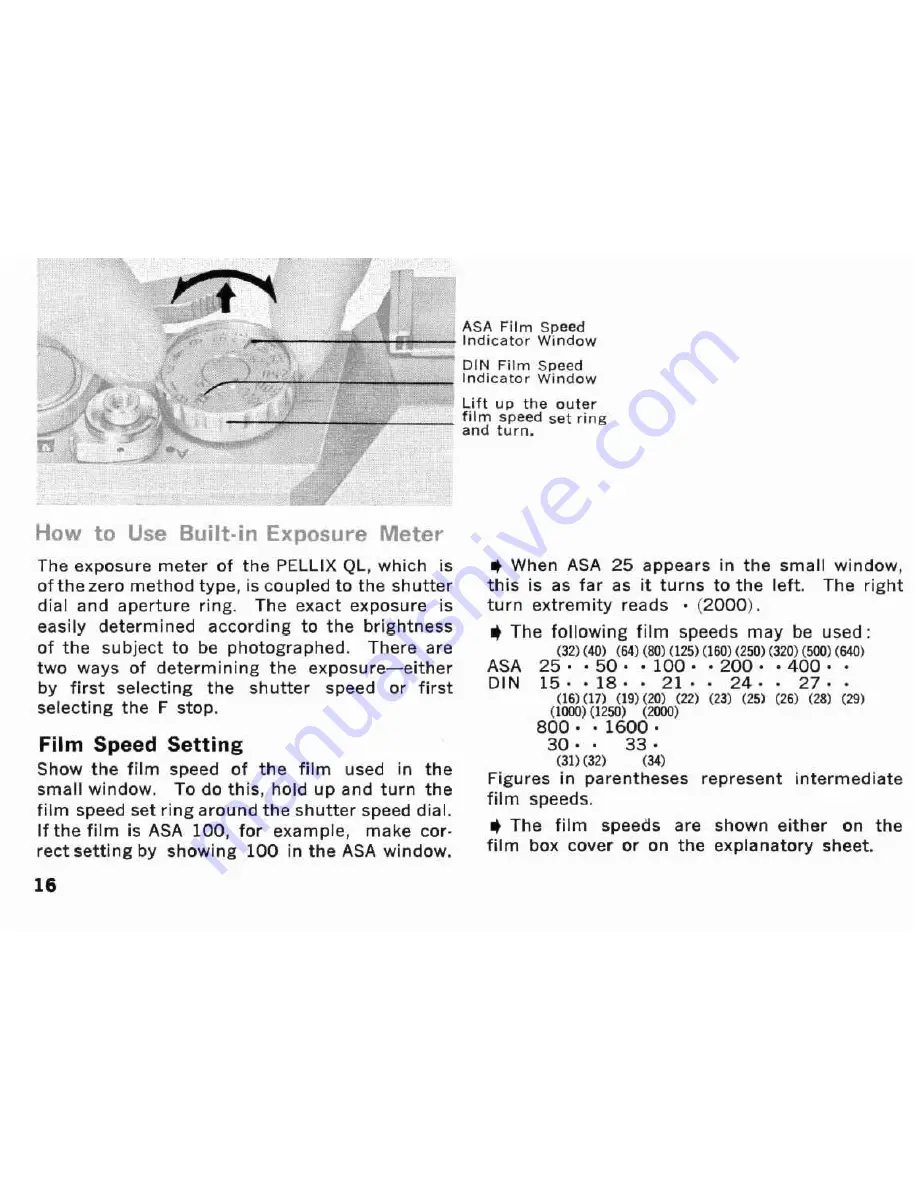 Canon PELLIX QL Instructions Manual Download Page 16