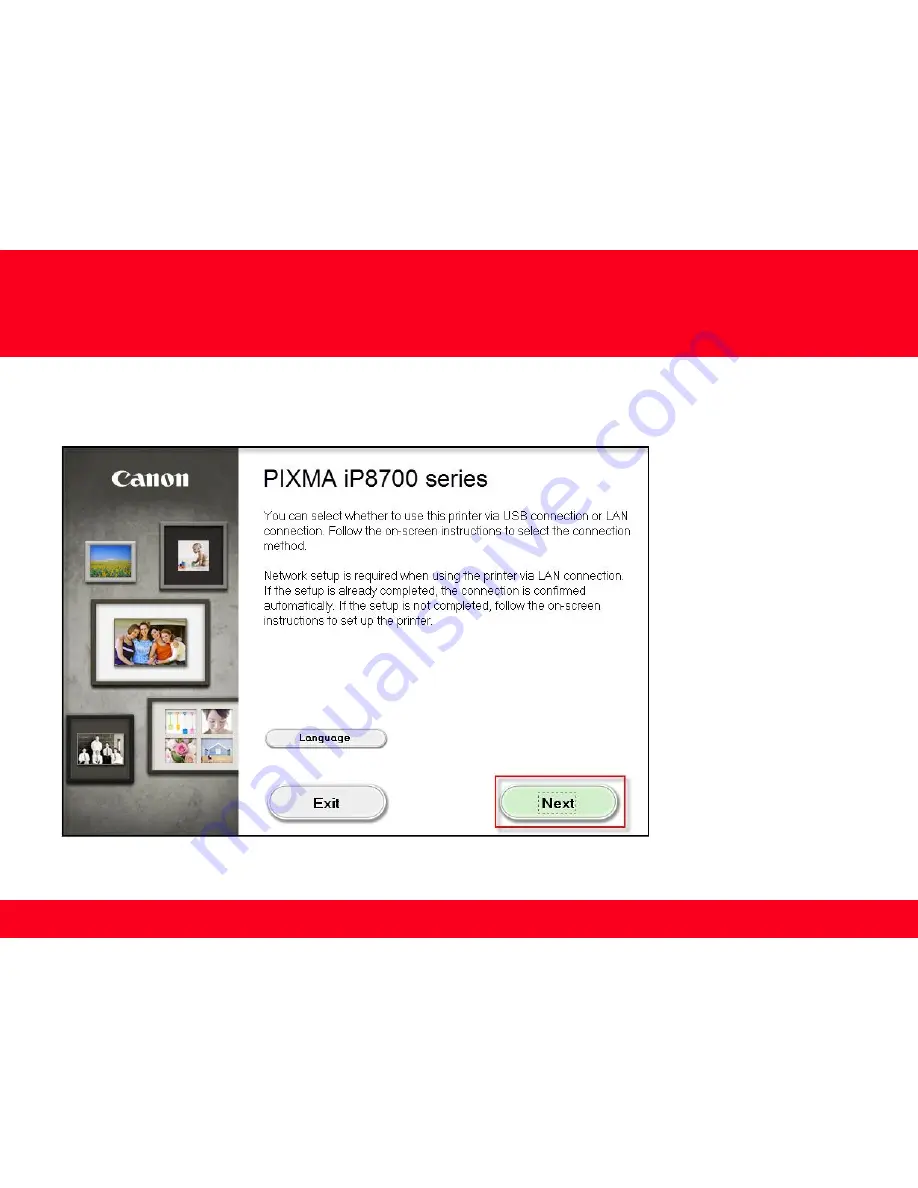 Canon PIXMA iP8720 Network Installation Manual Download Page 6