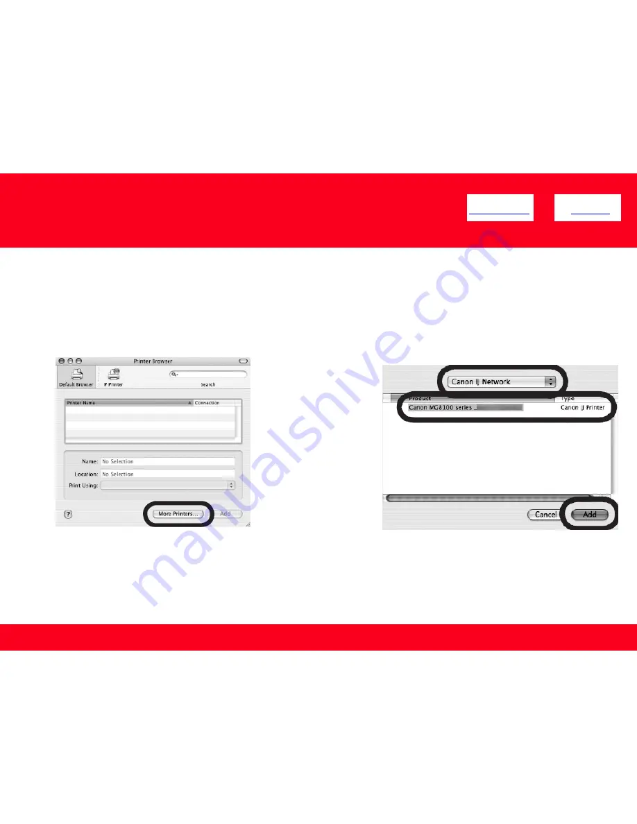 Canon PIXMA MG8120 Network Installation Manual Download Page 11