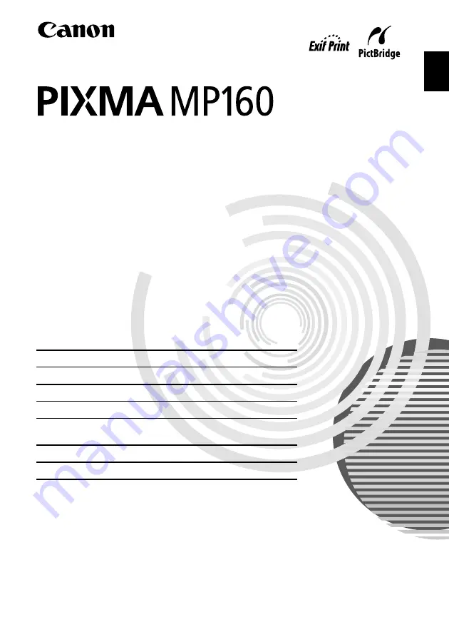 Canon PIXMA MP160 Скачать руководство пользователя страница 31