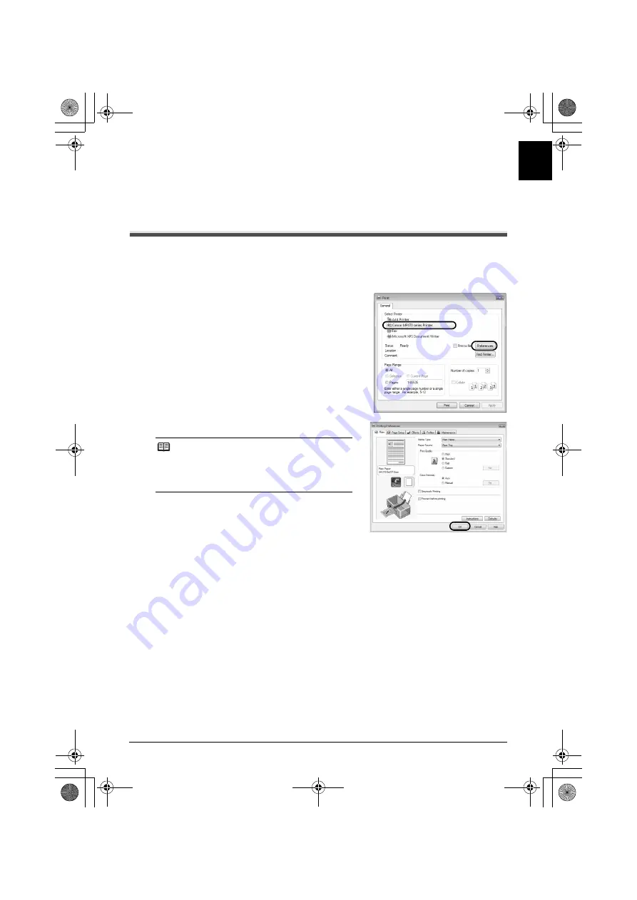 Canon PIXMA MP470 Quick Start Manual Download Page 21