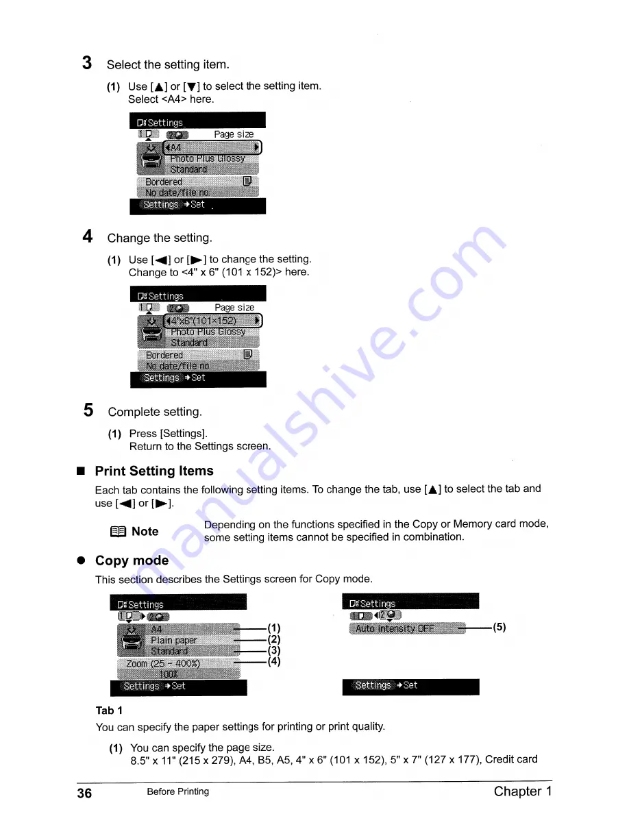 Canon PIXMA MP500 User Manual Download Page 38