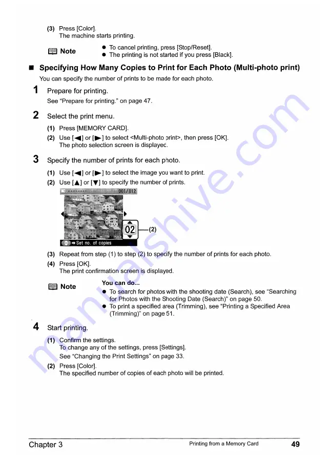 Canon PIXMA MP800 User Manual Download Page 51