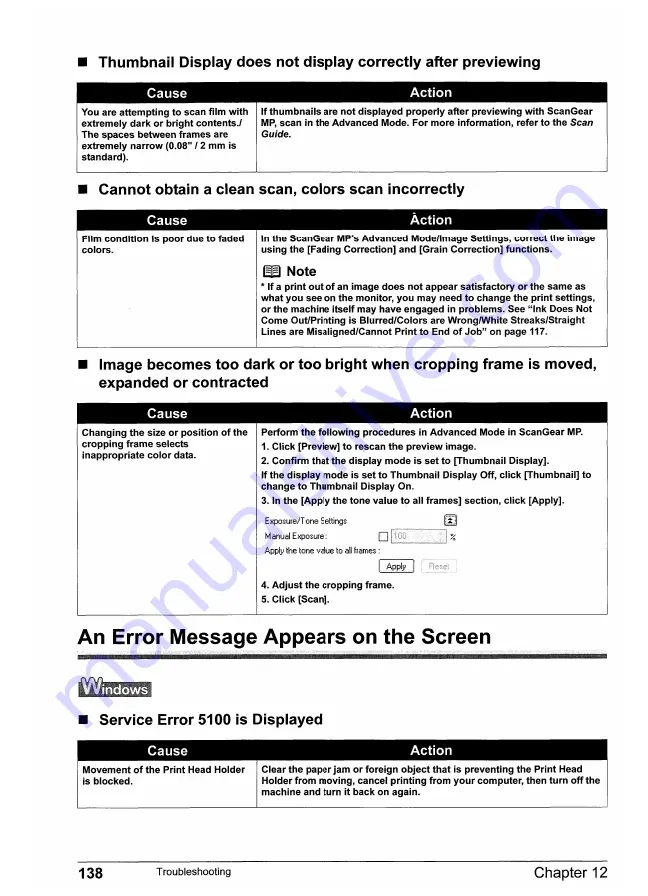 Canon PIXMA MP800 User Manual Download Page 140