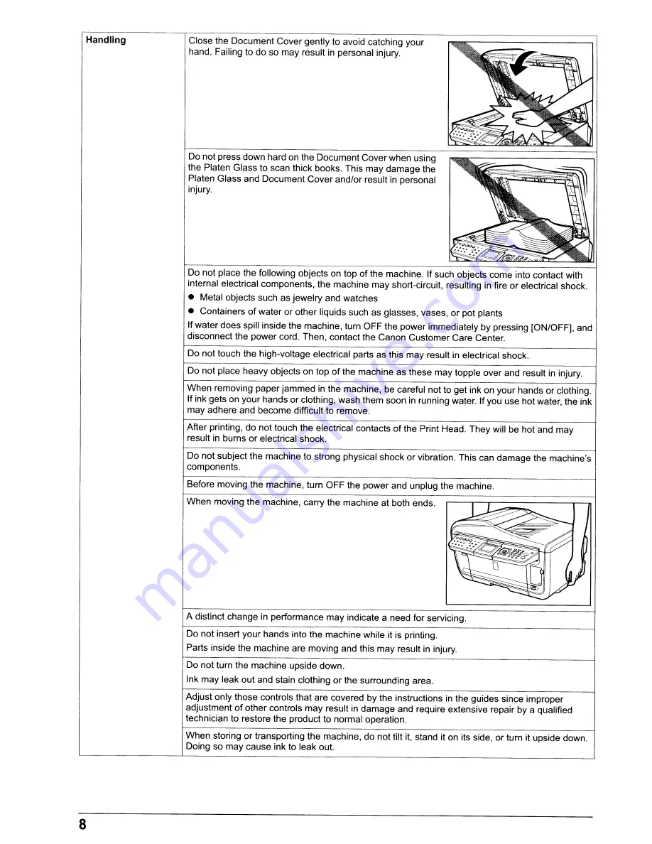 Canon PIXMA MP830 User Manual Download Page 10