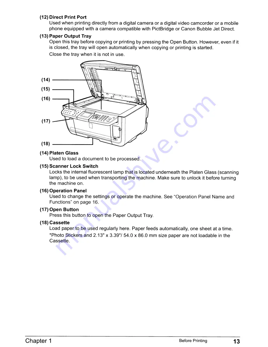 Canon PIXMA MP830 User Manual Download Page 15