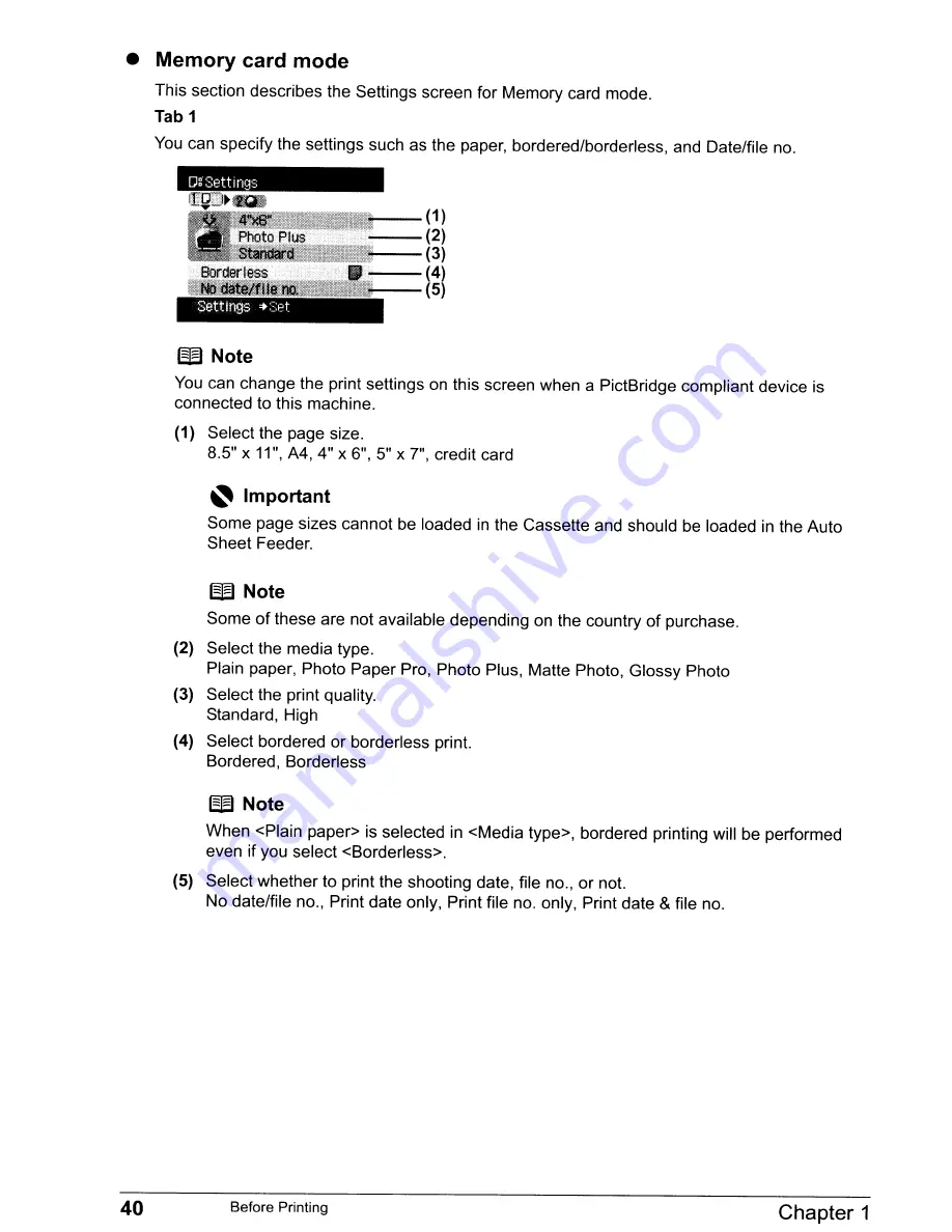 Canon PIXMA MP830 User Manual Download Page 42