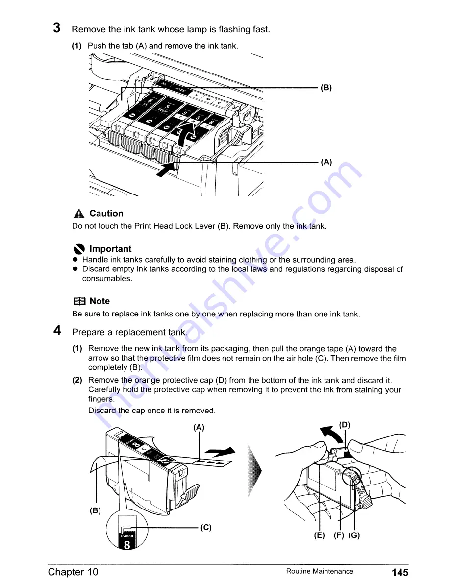 Canon PIXMA MP830 User Manual Download Page 147