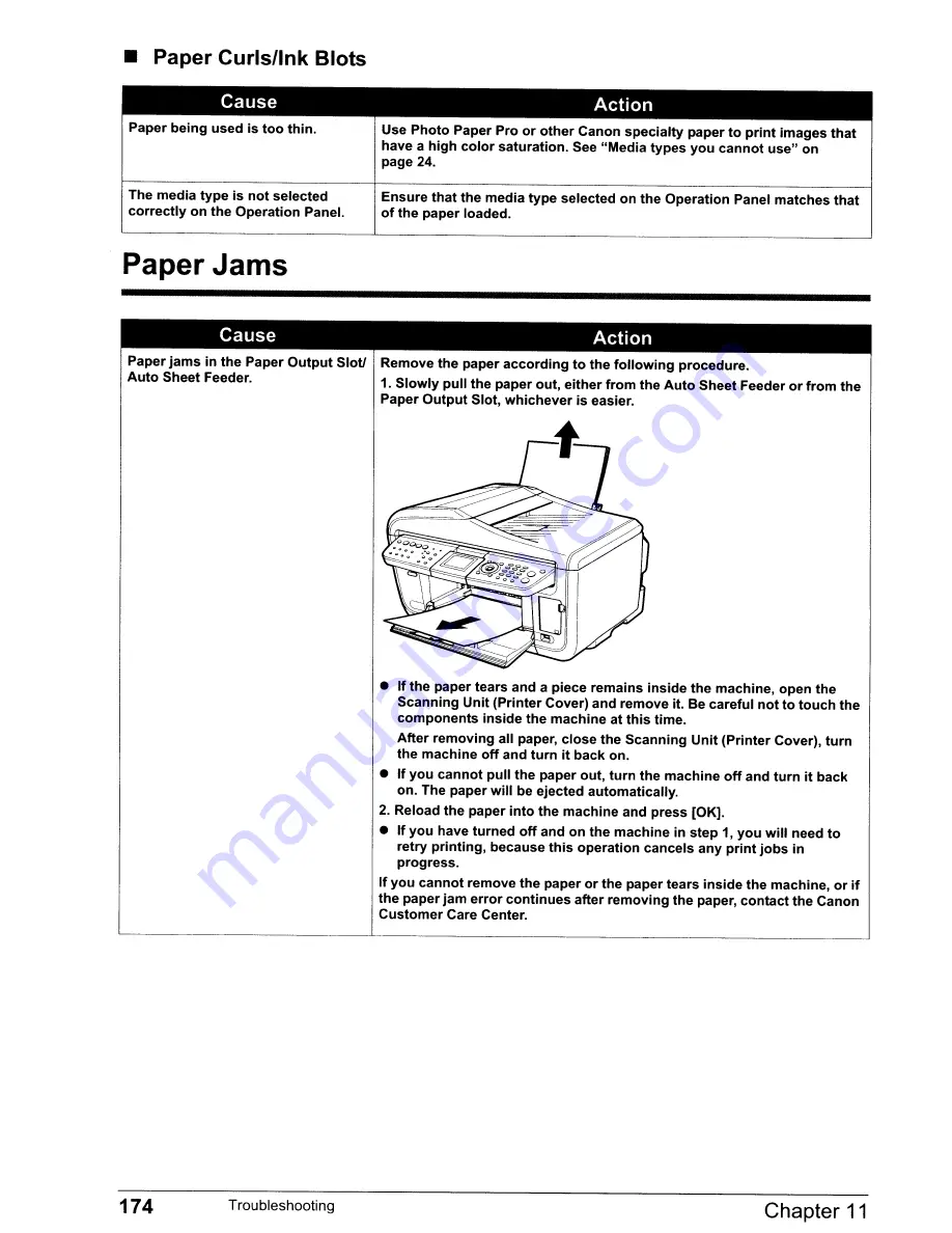 Canon PIXMA MP830 User Manual Download Page 176