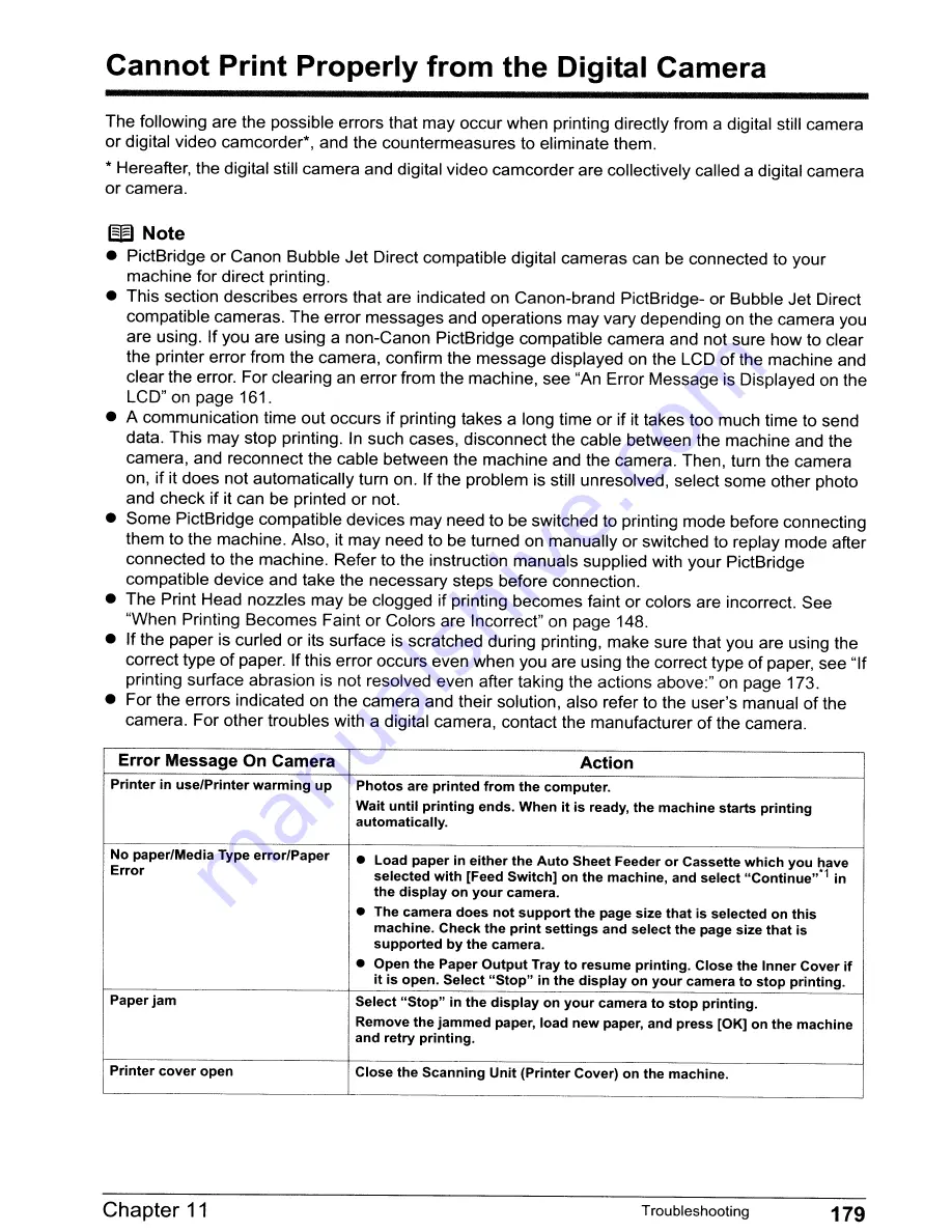 Canon PIXMA MP830 User Manual Download Page 181