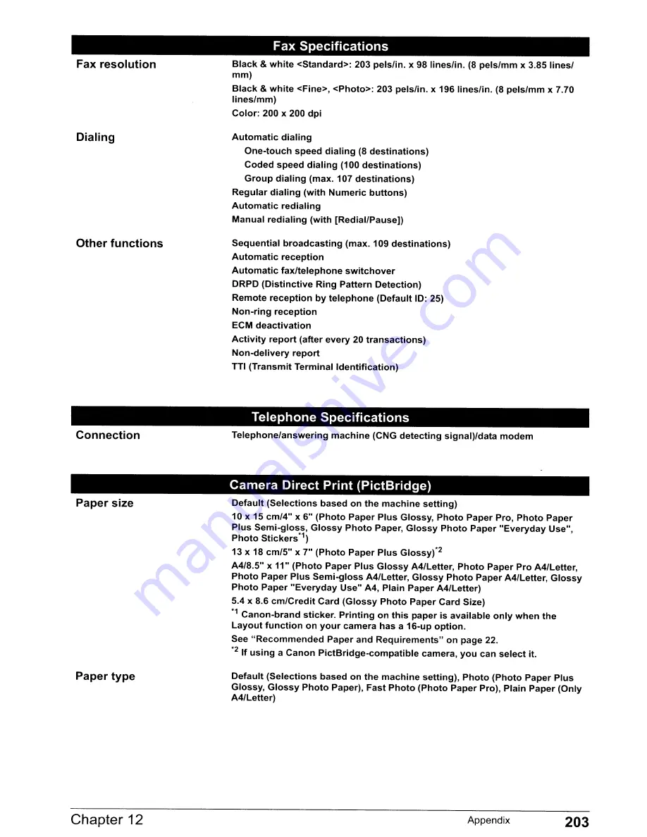 Canon PIXMA MP830 User Manual Download Page 205