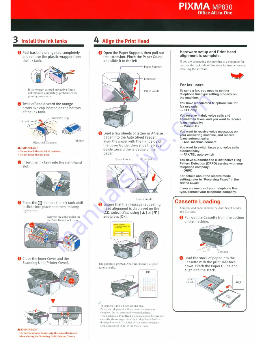 Canon PIXMA MP830 User Manual Download Page 226