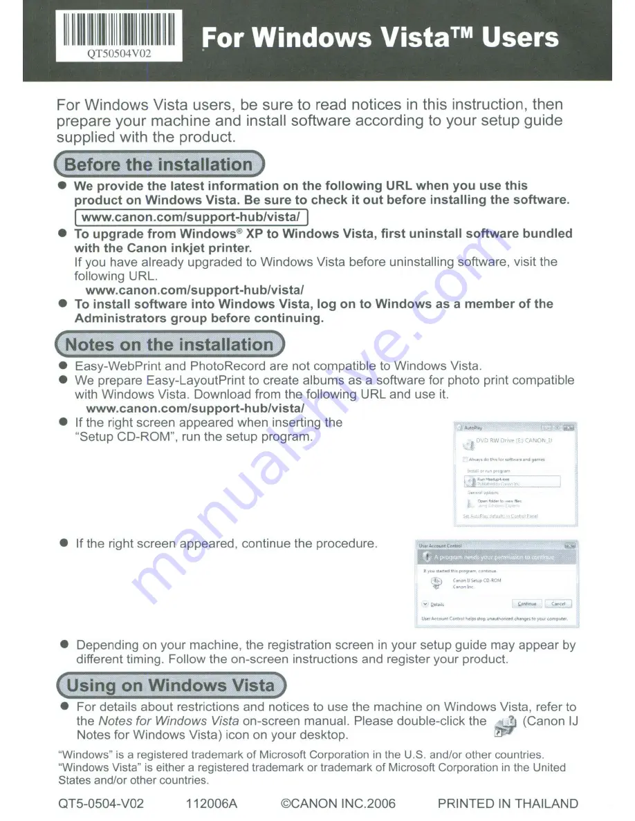 Canon PIXMA MP830 User Manual Download Page 230