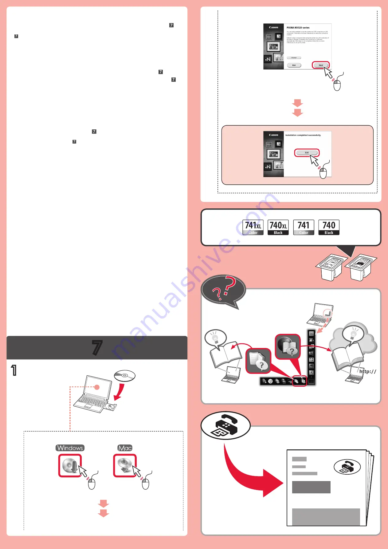 Canon PIXMA MX527 Series Quick Start Manual Download Page 4