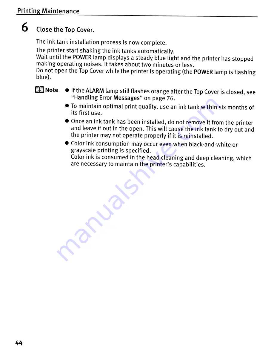 Canon Pixma Pro9500 Series Quick Start Manual Download Page 48