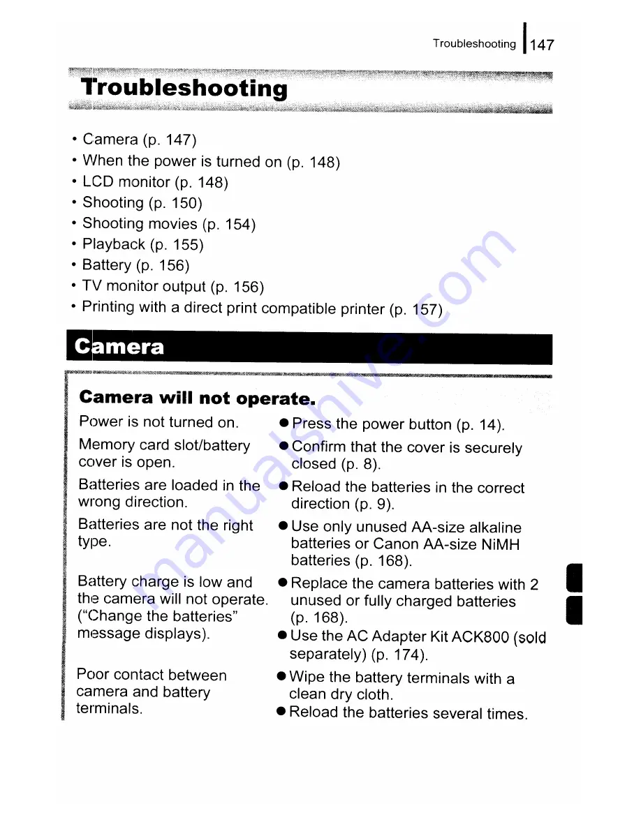 Canon Power Shot A 720 IS User Manual Download Page 149