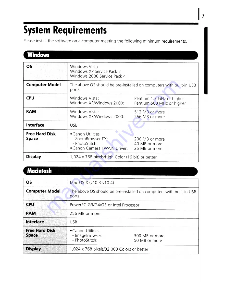 Canon Power Shot A 720 IS User Manual Download Page 221