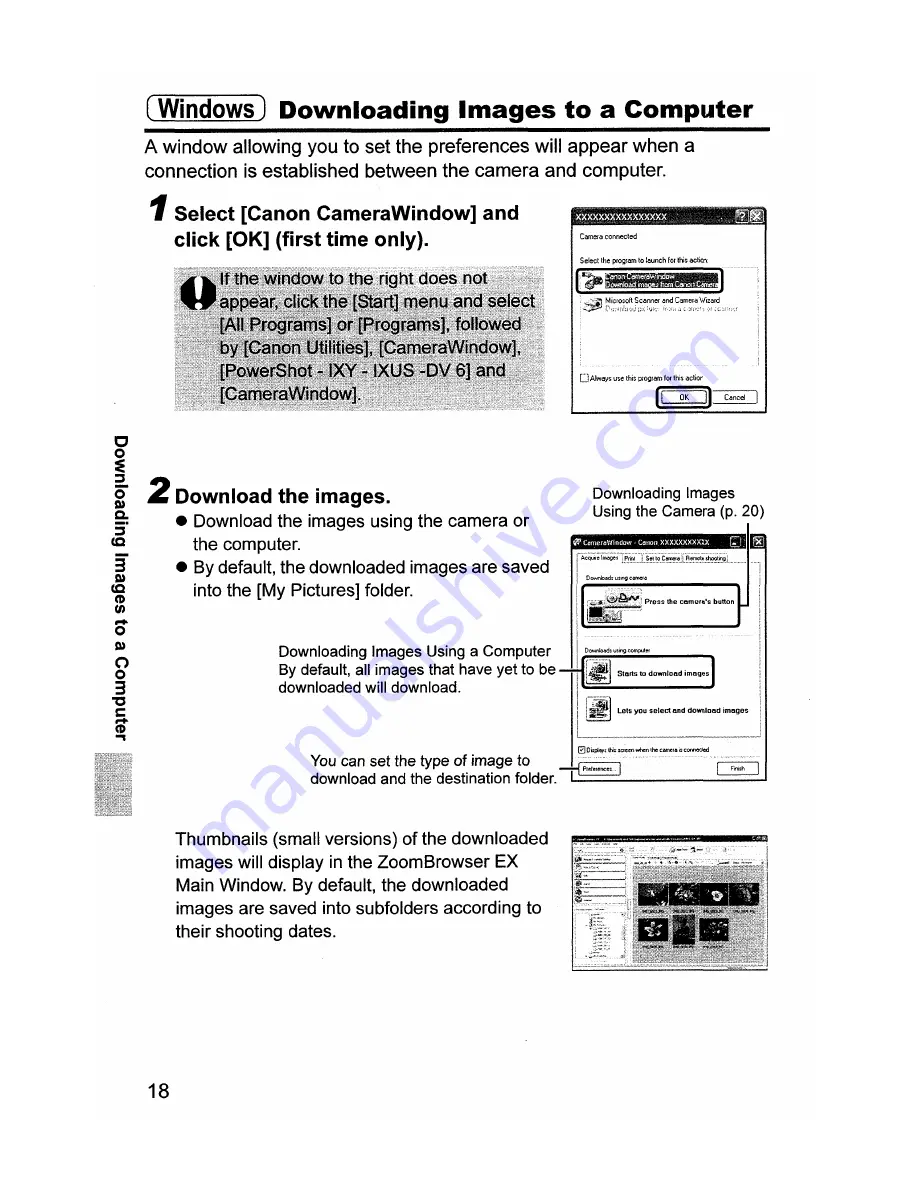 Canon PowerShot A420 User Manual Download Page 20