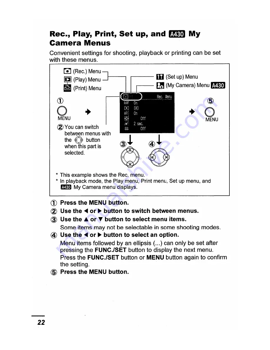 Canon PowerShot A420 User Manual Download Page 48