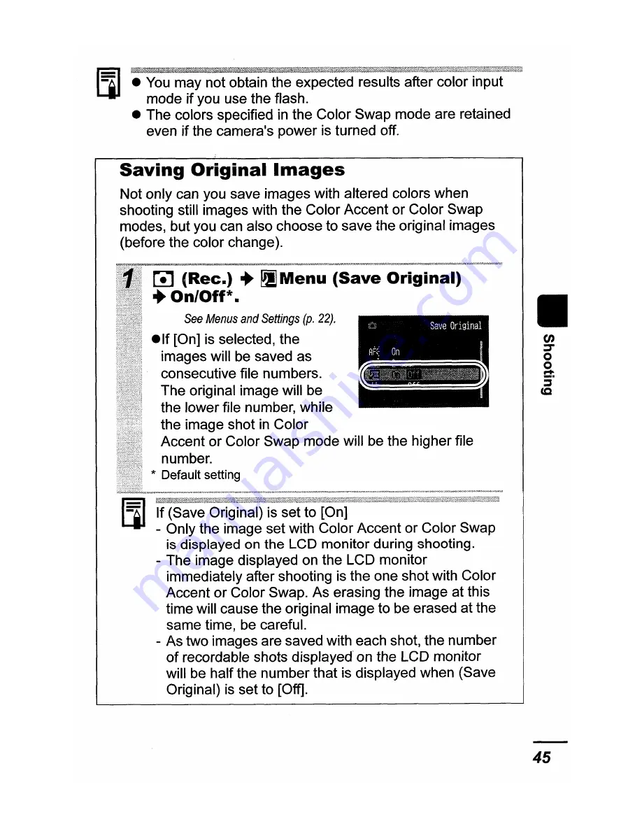 Canon PowerShot A420 User Manual Download Page 71