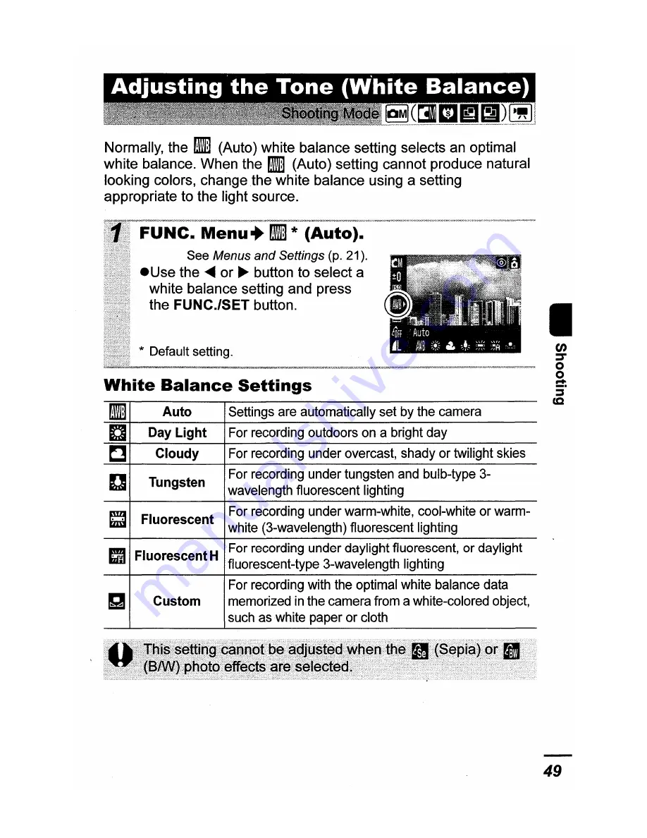 Canon PowerShot A420 User Manual Download Page 75